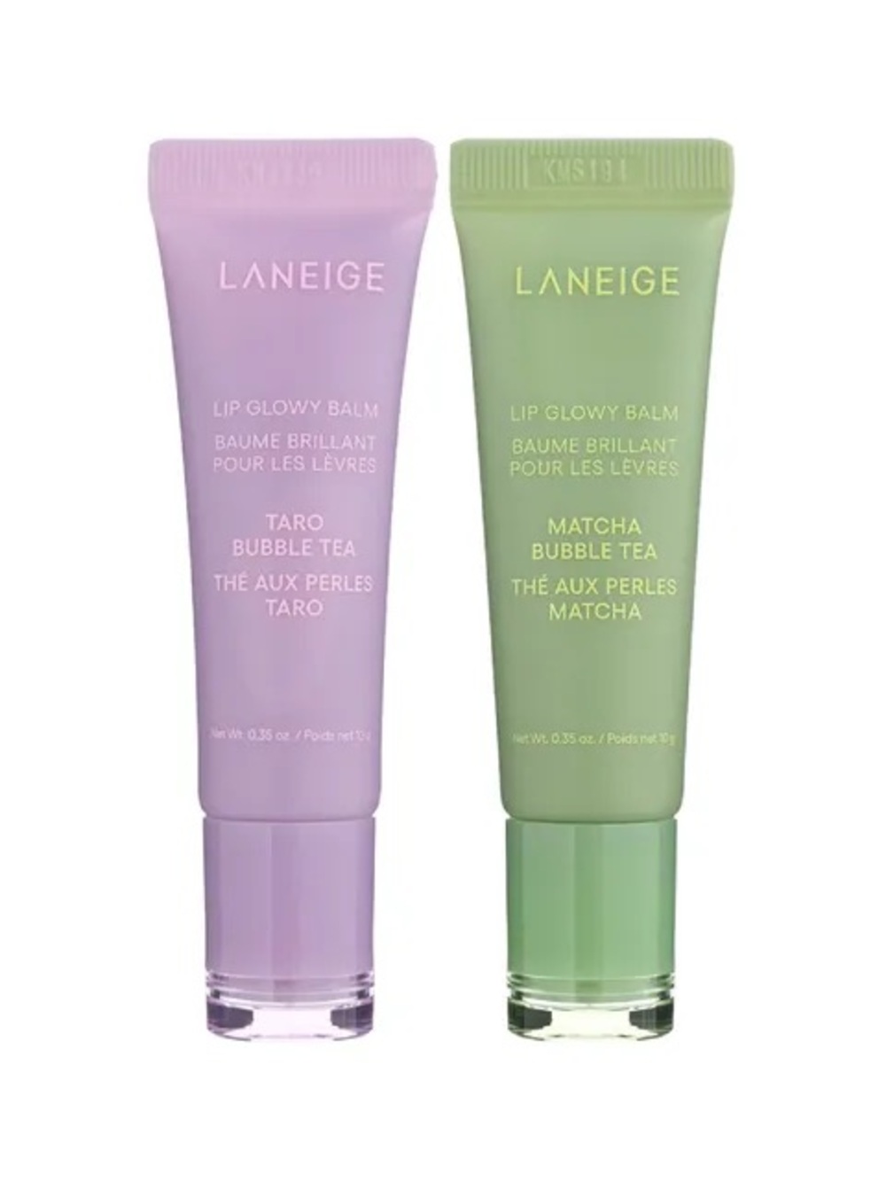 ✨ NEW Laneige Lip Glowy Balm Duo - Limited Edition Matcha & Taro Bubble Tea ✨ - Picture 3 of 6